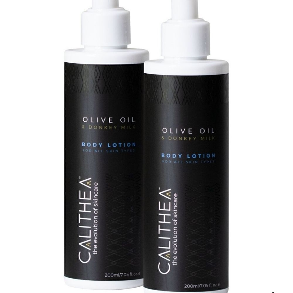 CALITHEA SKINCARE 7 FL. OZ Olive Oil & Donkey Milk Body Lotion 2 Pack
